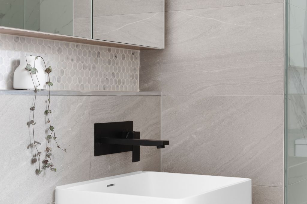 Bathroom of House 250 in Graig