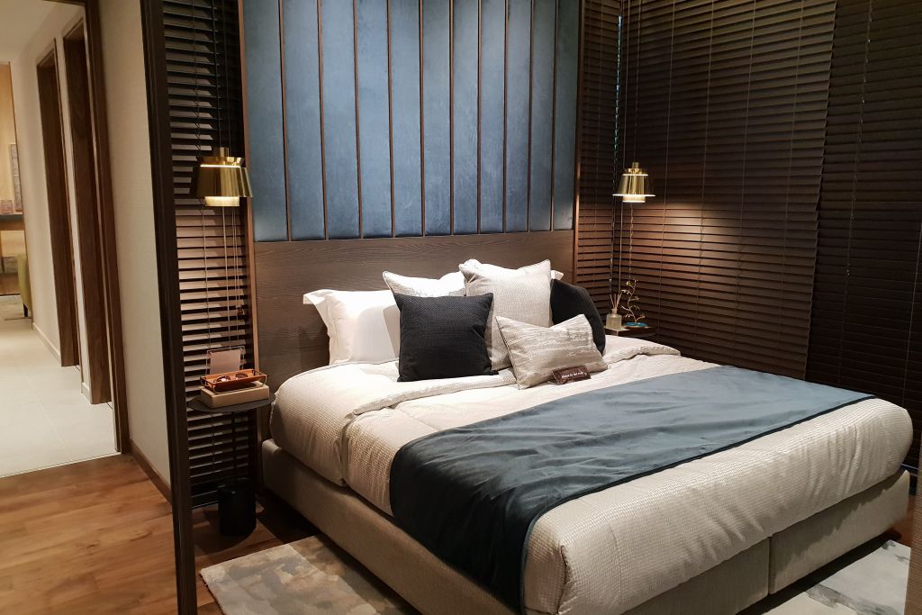 Bedroom of House 148 in North Isles